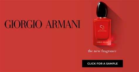 giorgio armani si free sample